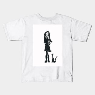 Stick girl (I/IV) and Cat Kids T-Shirt